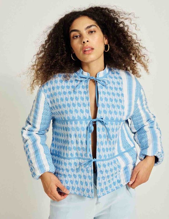 SUMMERY Copenhagen dinna jacket - blue