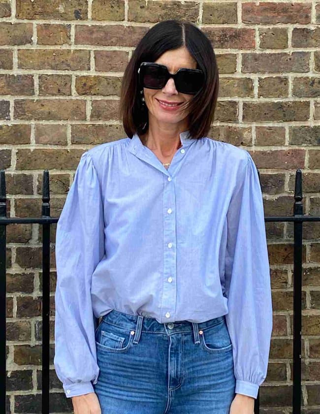 Hartford Clothing clara shirt - blue stripes