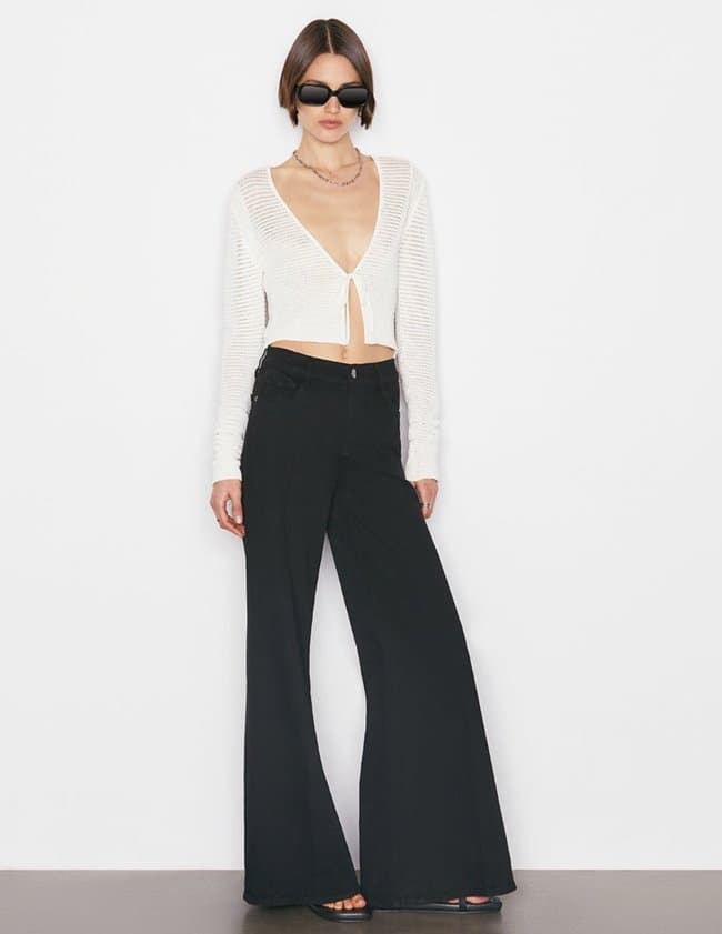 Frame Jeans le palazzo jean - film noir