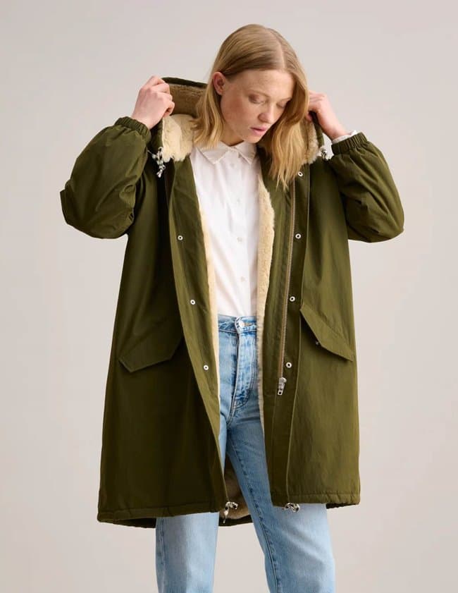 Bellerose laos coat - olive