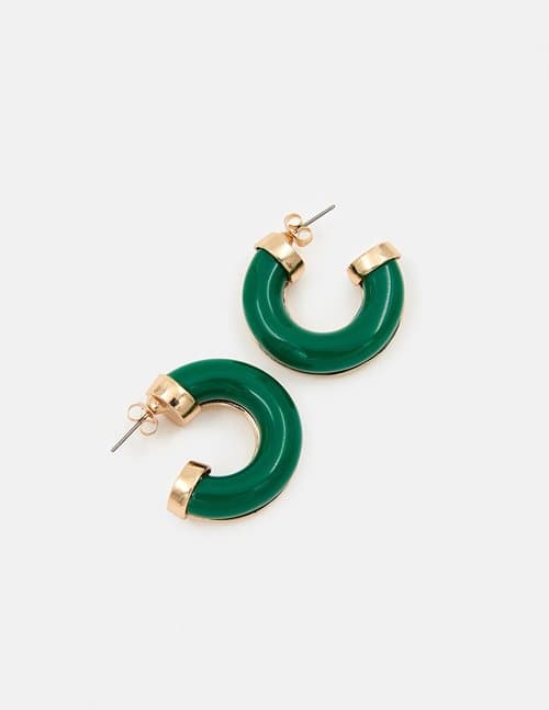 Essentiel Antwerp crilo earrings - green