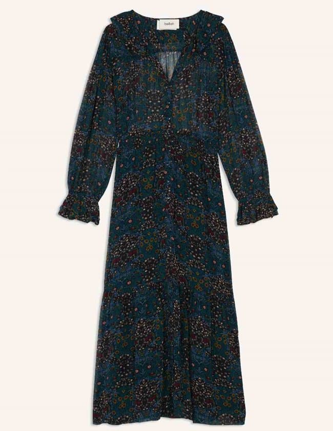 ba&sh phoenix dress - blue