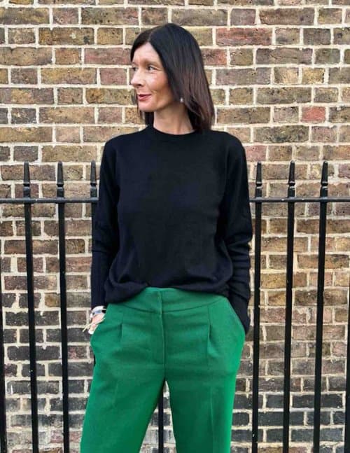 360 Cashmere cher jumper - black