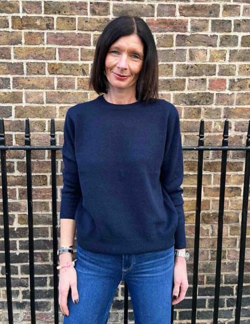 360 Cashmere cher jumper - navy