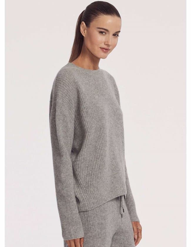 360 Cashmere ridley jumper - grey