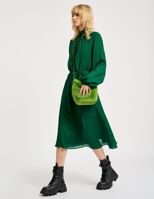 Essentiel Antwerp cheer dress - green
