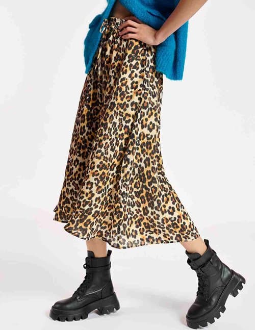 Essentiel Antwerp corny skirt - leopard