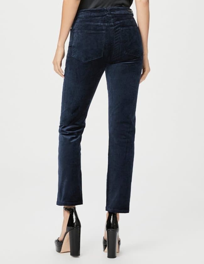 Paige Jeans Cindy twisted seam/split jeans - navy