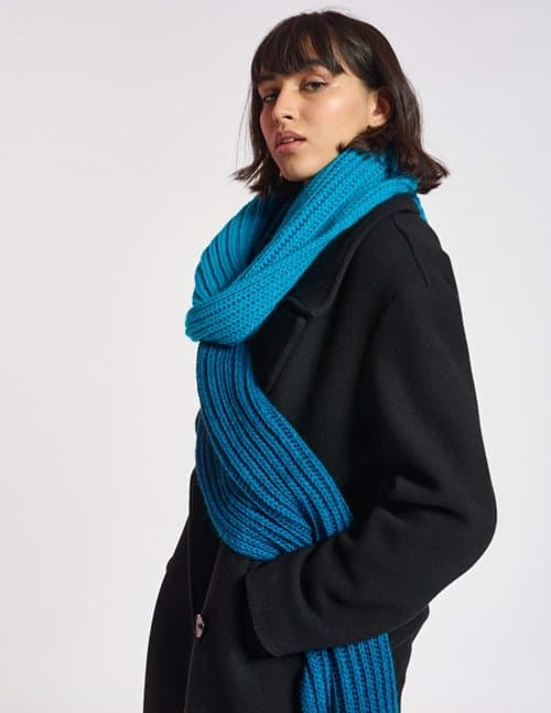 Essentiel Antwerp ciamonds scarf - blue