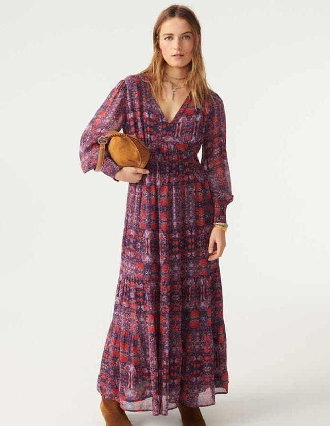 ba&sh daryl dress - blue