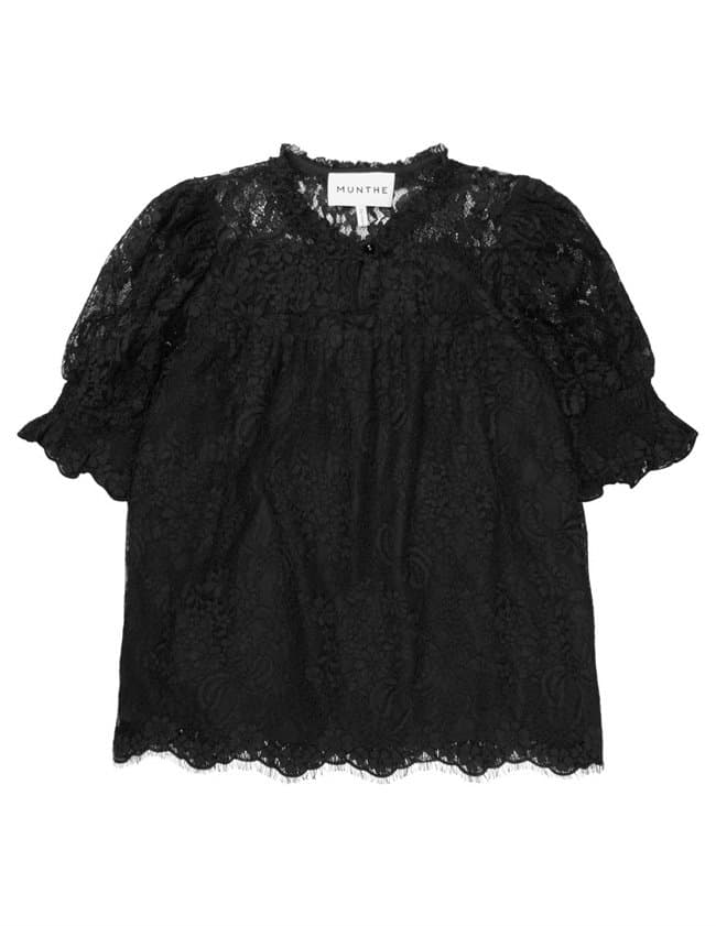 Munthe docamy top - black