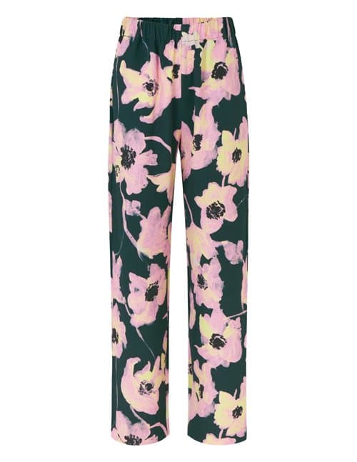 Stine Goya fatou trousers - filigran flower green