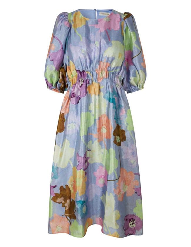 Stine Goya elizabeth dress - flower blue