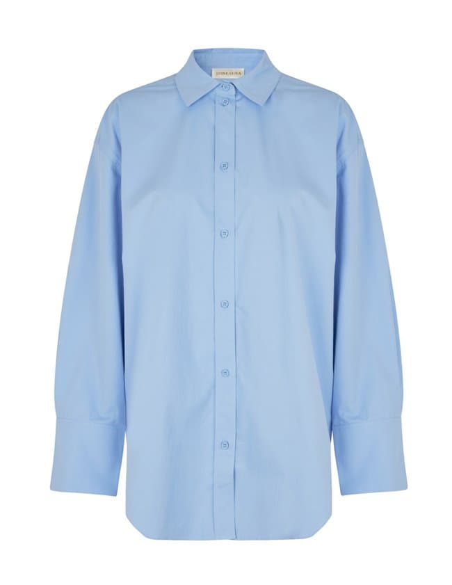 Stine Goya mia solid shirt - hydrangea