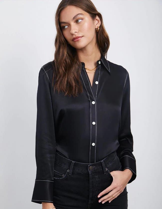 Rails andrea top - black