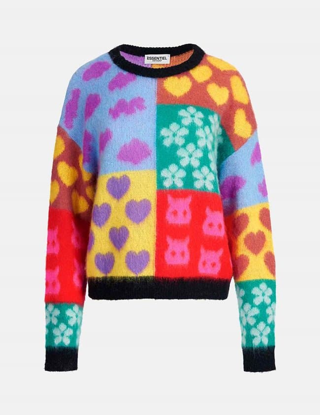 Essentiel Antwerp cassidi jumper - multi patterns