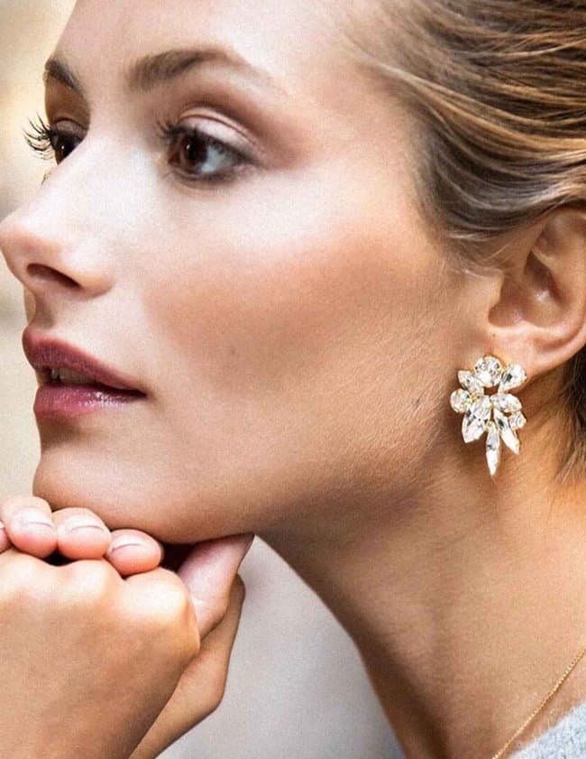 Caroline Svedbom talia earrings - crystal