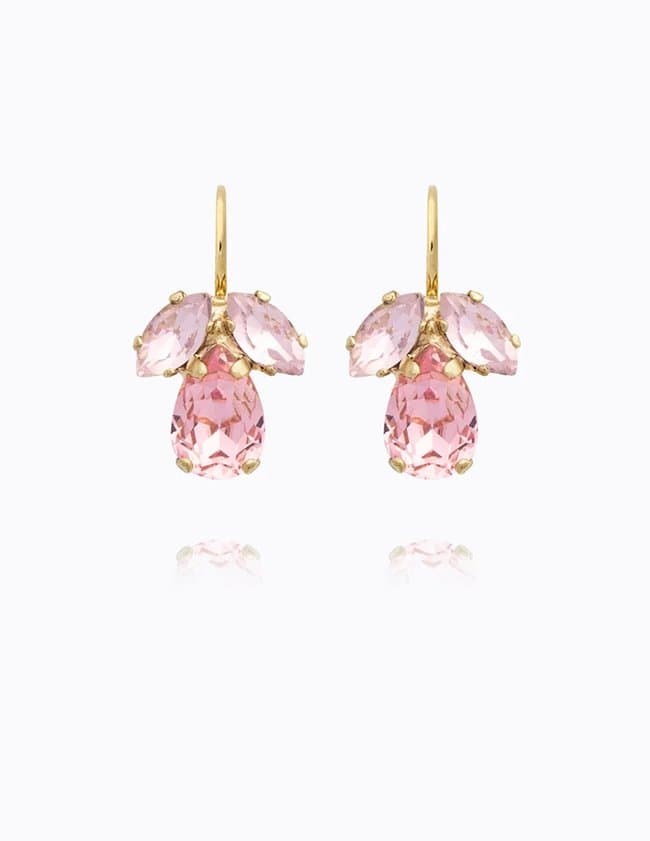 Caroline Svedbom petite timo earrings - rose