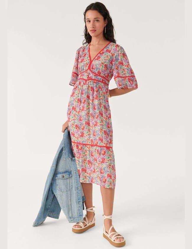 ba&sh aquila dress - ecru