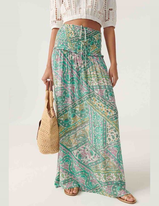 ba&sh friska dress - green