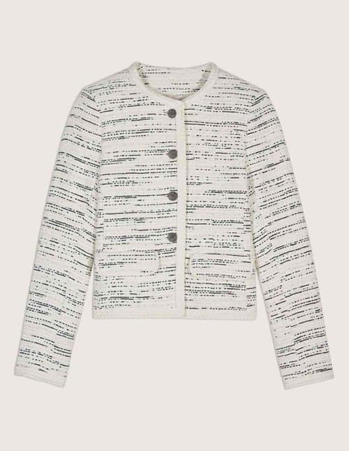 ba&sh roza jacket - ecru