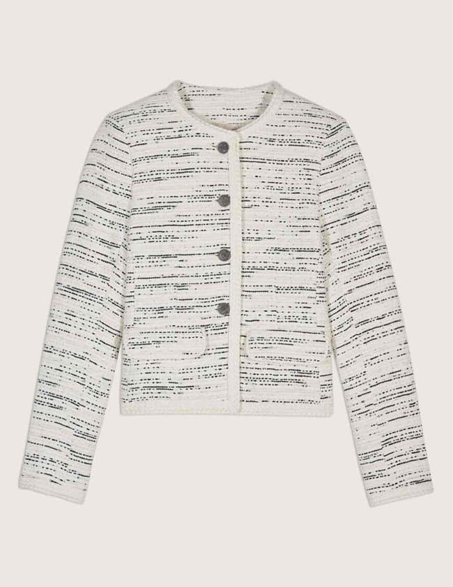 ba&sh roza jacket - ecru