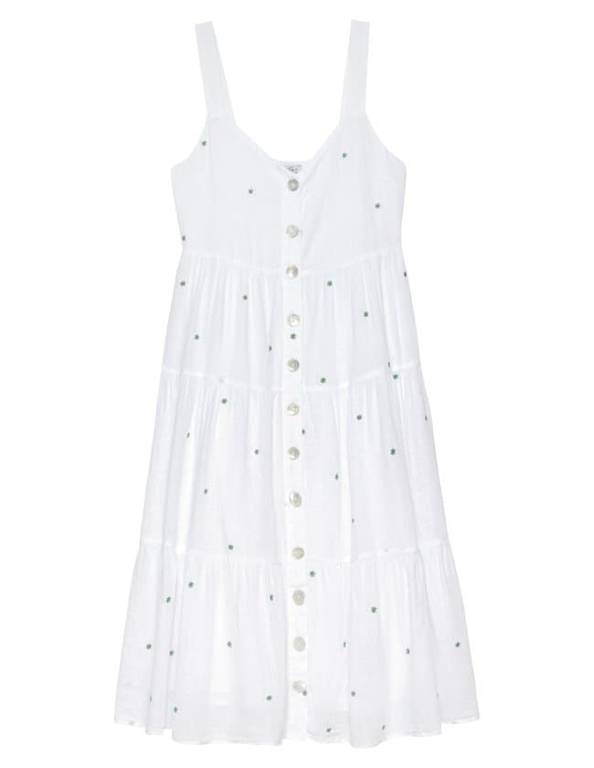 Rails violet dress - green daisy
