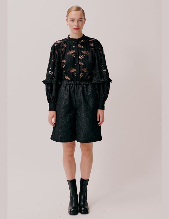 Hofmann Copenhagen mina shorts - black detail