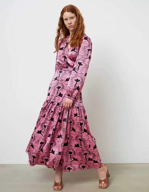 Stella Nova tyra my dress - black/pink flowers