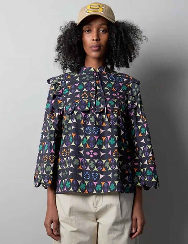 Stella Nova nura lee top - dark fractures