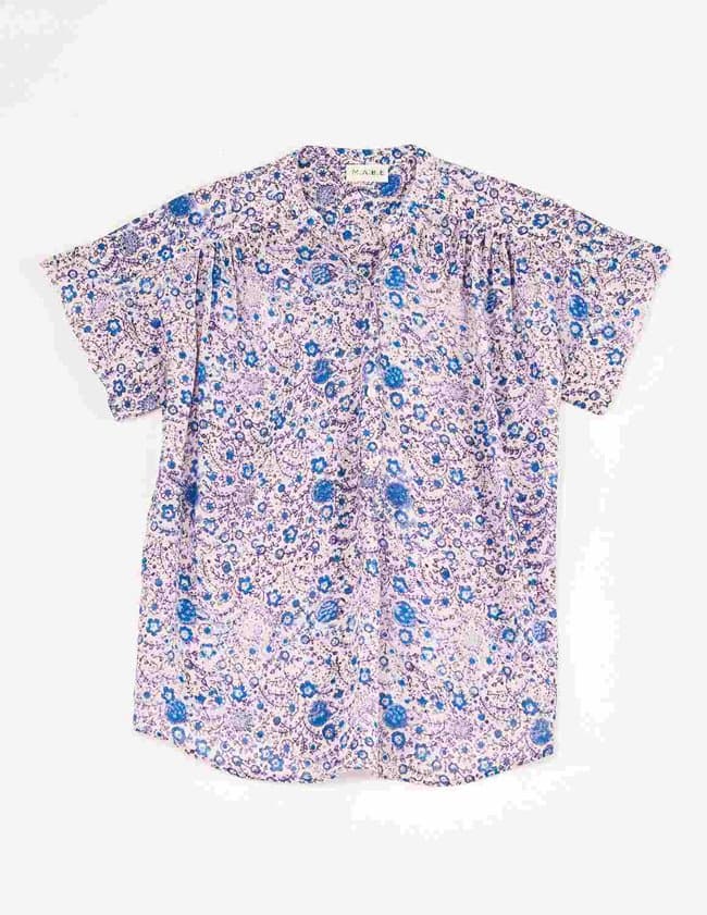 M.A.B.E APPAREL joss print s/s top - multi
