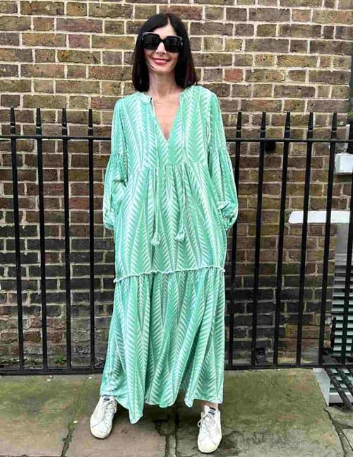 Pearl & Caviar zakar maxi dress - green