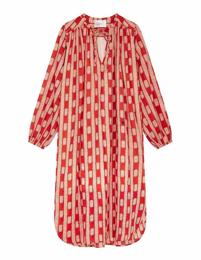 Leon & Harper rizhom dress - red