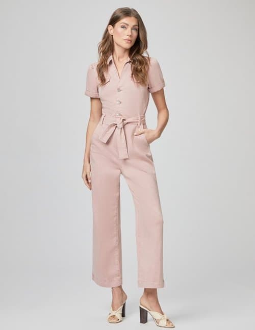 Paige Jeans anessa jumpsuit - vintage rouge
