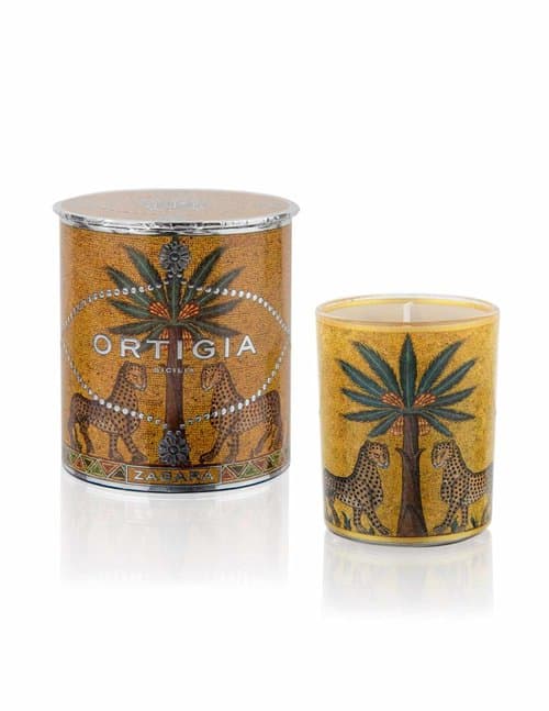 Ortigia Sicilia zagara candle round