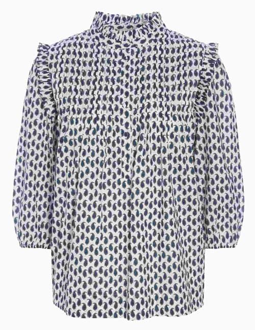 Dea Kudibal line blouse - white
