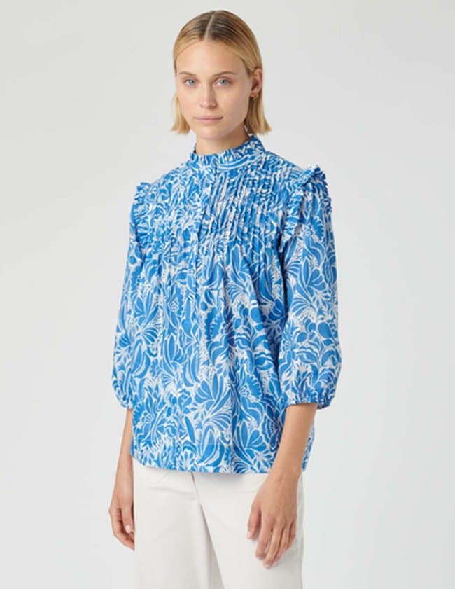 Dea Kudibal line blouse - blue