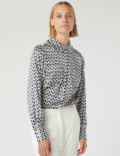Dea Kudibal otillia silk blouse - paisley print
