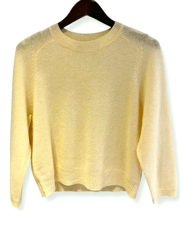 360 Cashmere eda jumper - buttercup