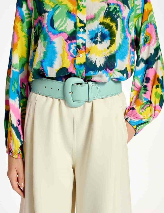 Essentiel Antwerp drebel belt - light blue