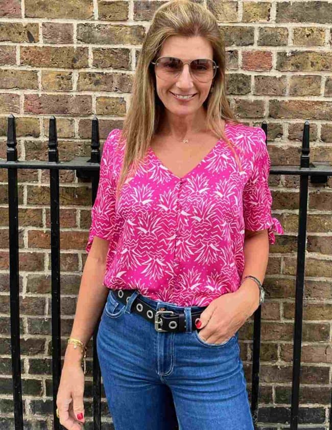 Des Petits Hauts tounina top - piniata