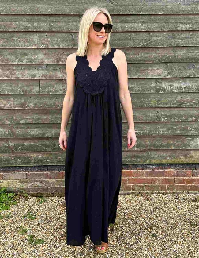Des Petits Hauts rubinata dress - black