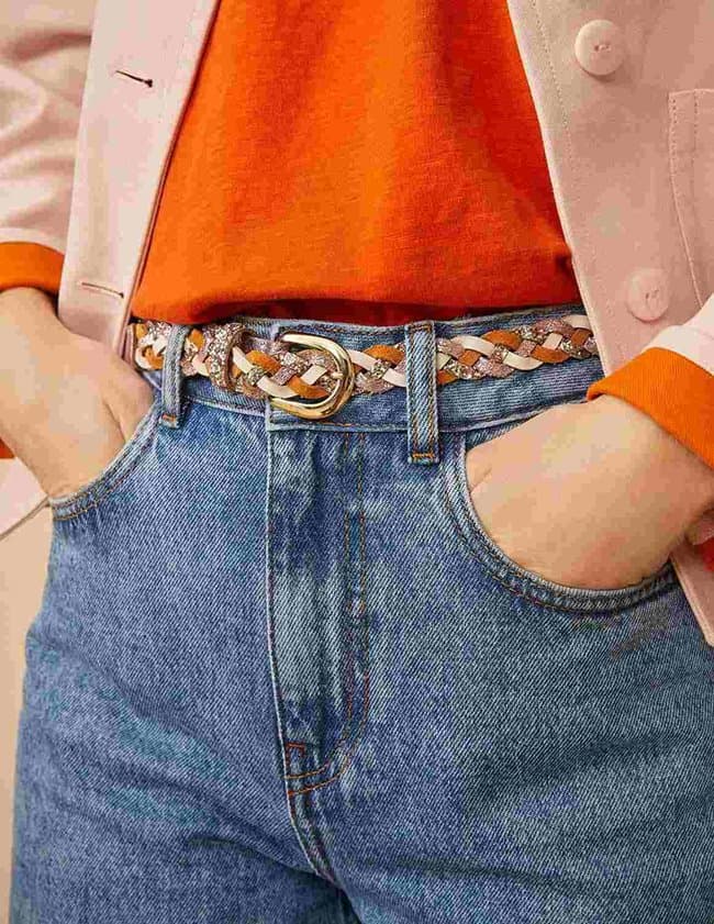 Des Petits Hauts octavie belt - lilac