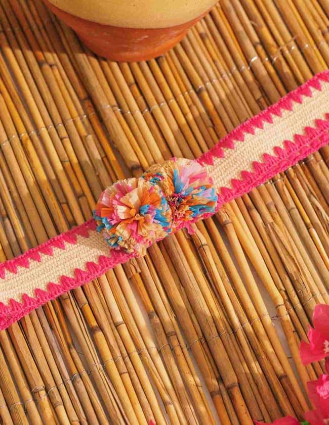 Des Petits Hauts oriette belt - pink