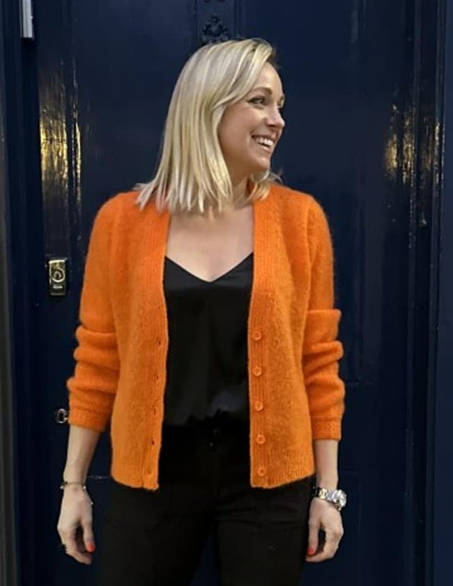 Des Petits Hauts belonie cardigan - orange