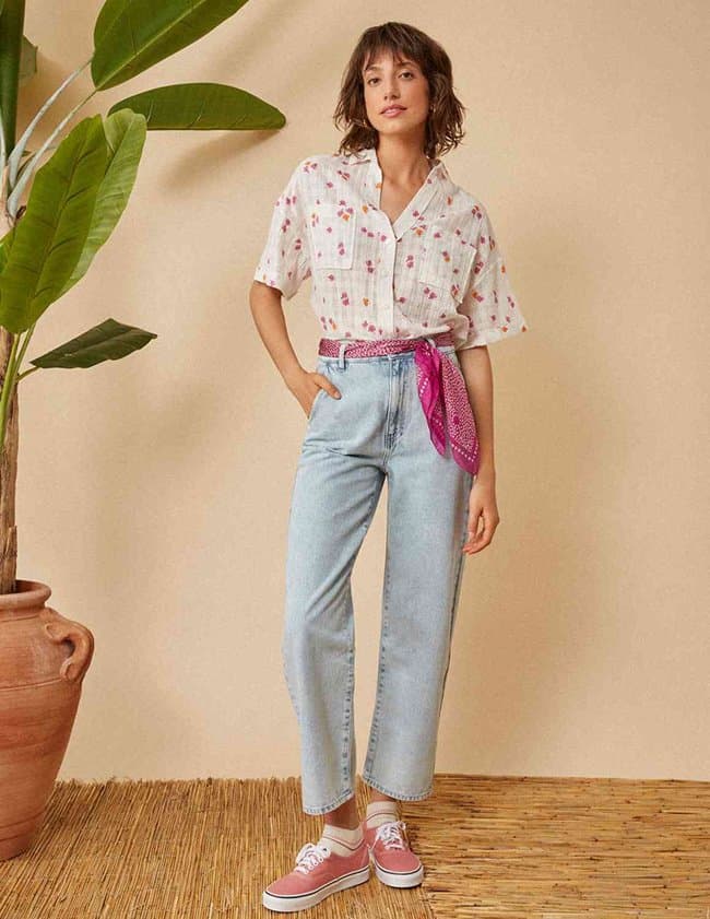 Des Petits Hauts elion shirt - hibiscus