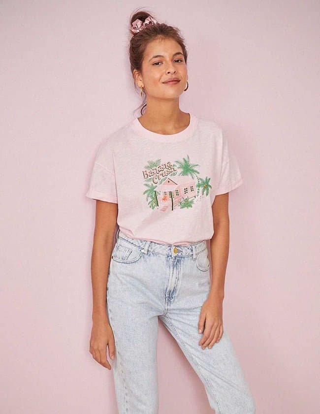 Des Petits Hauts gani t - shirt - quartz