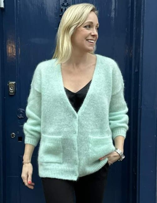 Des Petits Hauts betani cardigan - mint
