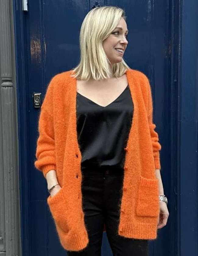 Des Petits Hauts betani cardigan - orange