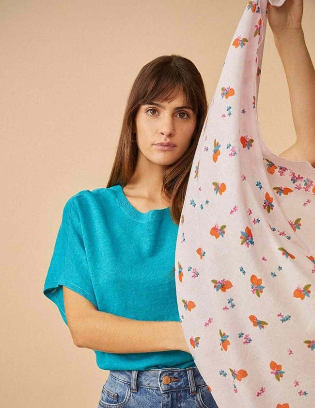 Des Petits Hauts nadette scarf - bergamote